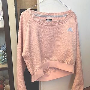 Adidas Pink workout sweater